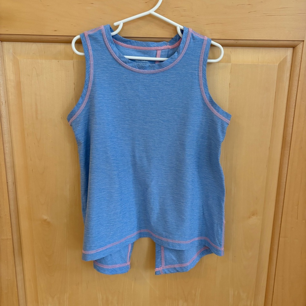 Blue Sleeveless Kids Top